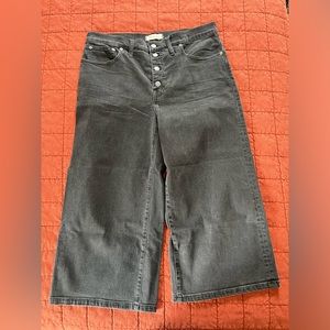 Madewell Wide Leg Crop Jeans